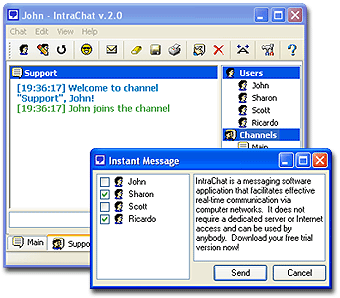 IntraChat Screenshot
